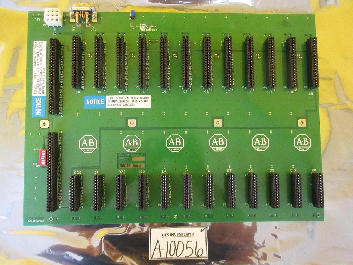 Used AB Allen-Bradley 960203 CFI Backplane Board PCB 96066522 Used Working