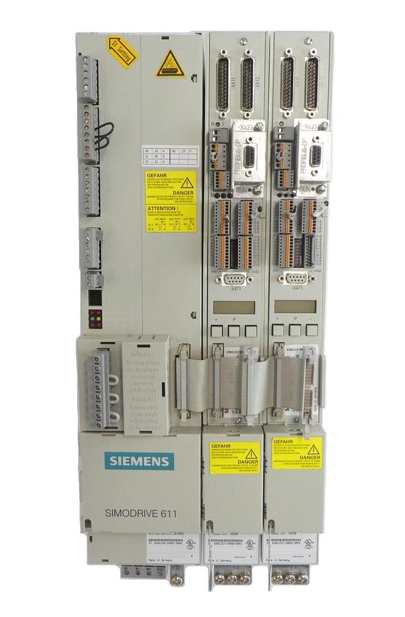 Used Siemens Simodrive 611 Modular Frequency Converter Simodrive Working Surplus