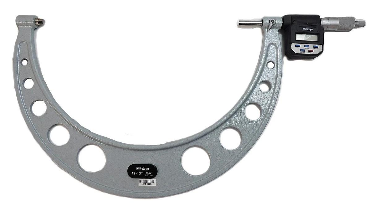 Used Mitutoyo 293-771 Digital Micrometer Range 12-13" Working Surplus