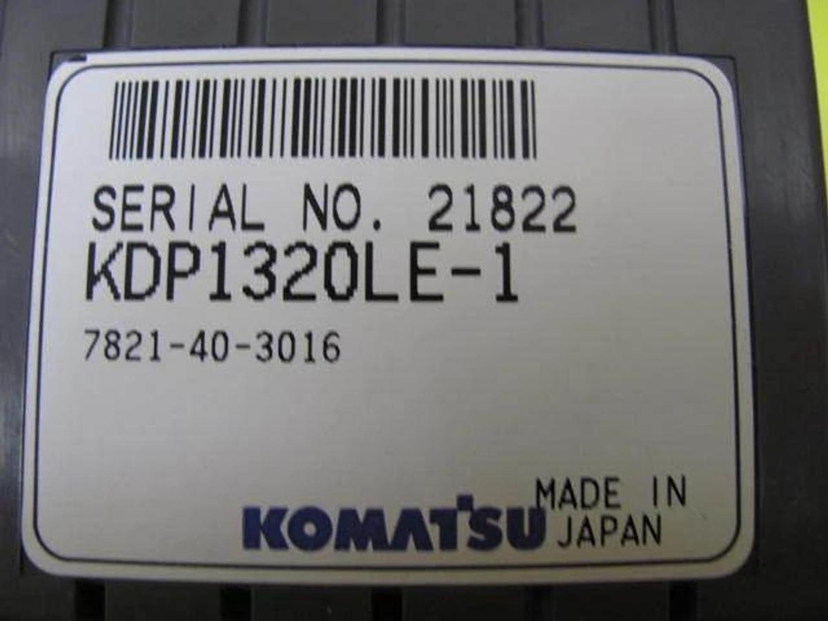 Used Komatsu KDP1320LE-1 Display Panel Nikon 7821-40-3016 NSR-S204B Working Surplus