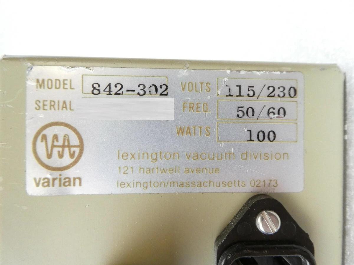 Used Varian Semiconductor VSEA 842-302 842 Vacuum Ionization Gauge Controller Working