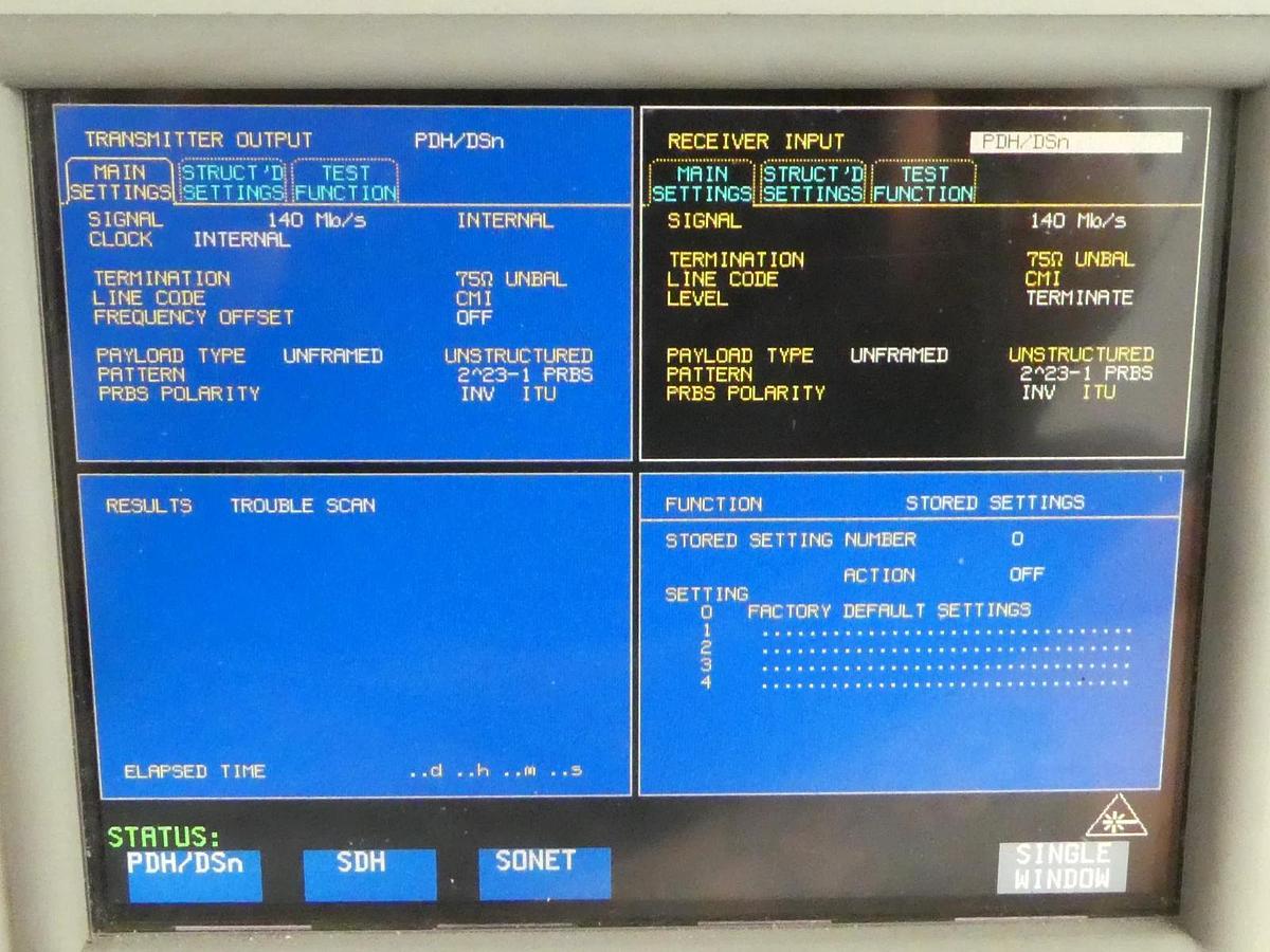 Used Agilent 37718A OmniBER 718 Communications Performance Analyzer HP Working Spare