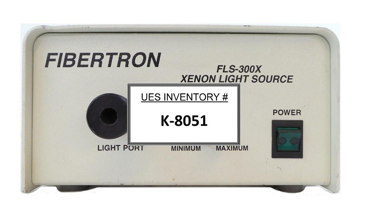 Used Fibertron FLS-300X Xenon Light Source Fiber Optic Illuminator Tested Working
