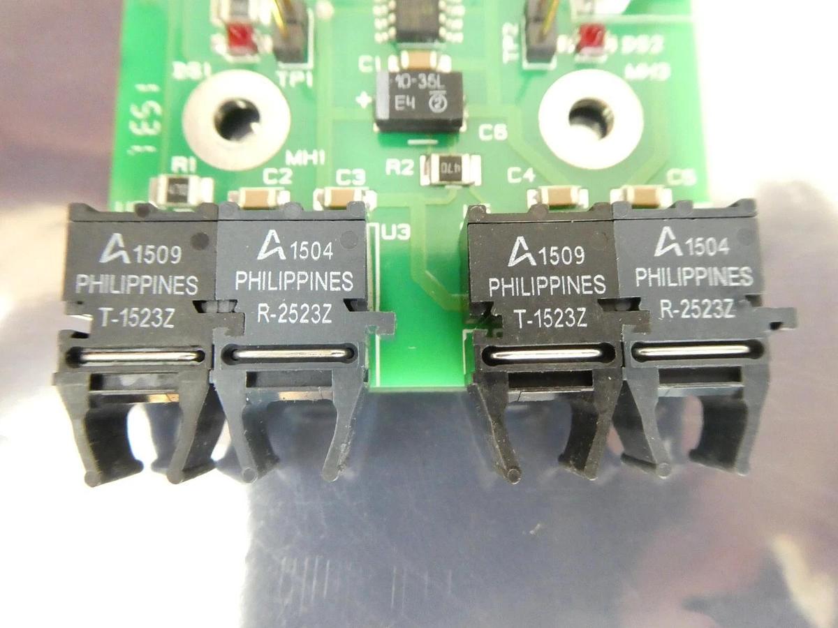 Used ENI Power Systems 000-1091-200 Dual Fiber Optics RF Match Interface PCB Working