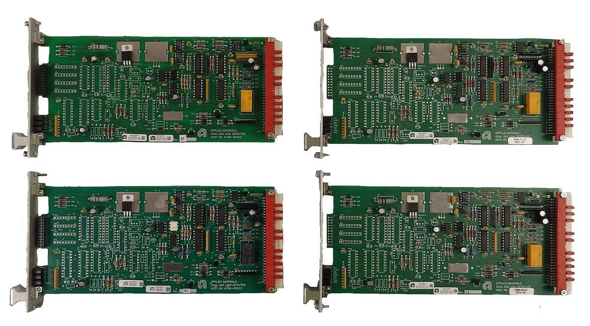 Used AMAT 0090-05327 Dual Gas Leak Detector PCB Card 0100-02922 Reseller Lot of 4