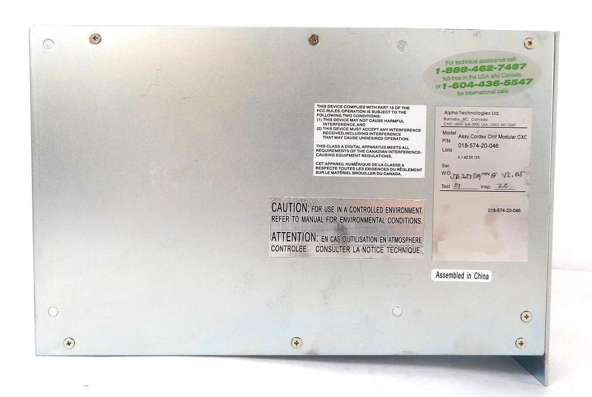 Used Alpha Technologies 018-574-20-046 CXC Cordex Controller Module Surplus