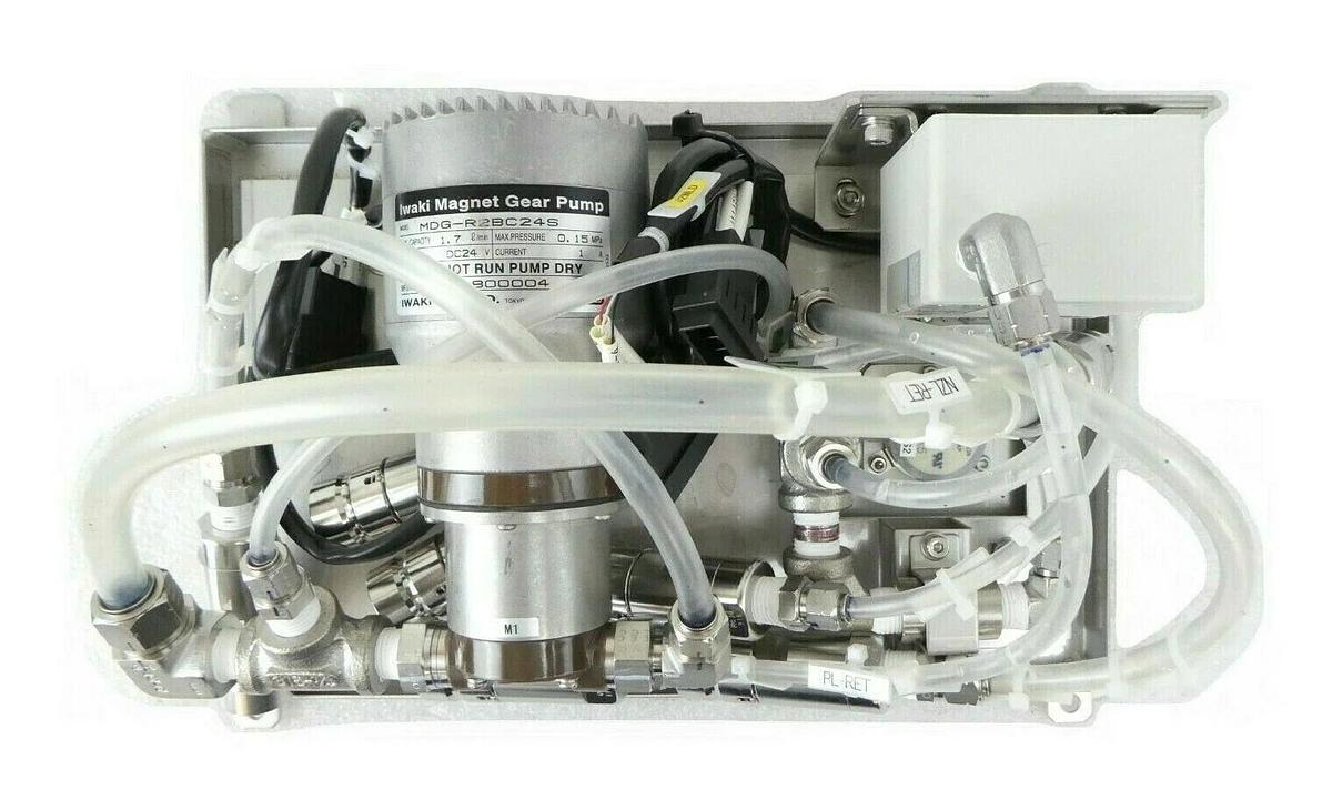 Used Nikon 4B079-124 Process Pump Manifold Assembly NSR FX-601F Working Surplus