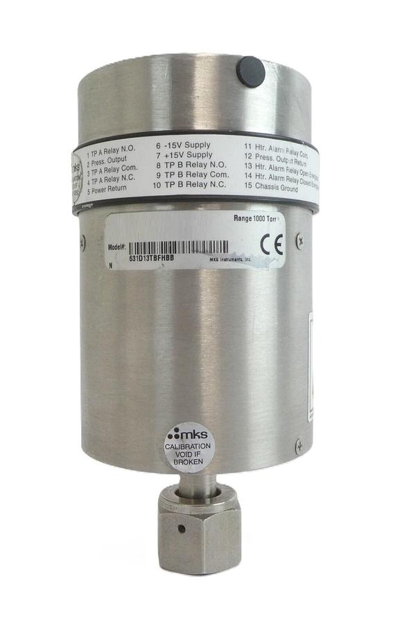 Used MKS Instruments 631D13TBFHBB Baratron Capacitance Manometer Type 631 Working