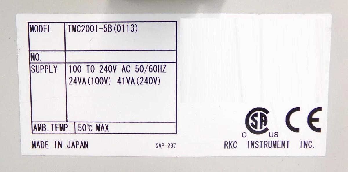 Used RKC TMC2001-5B(0113) Module Heater Controller TEL 3M87-063034 Working
