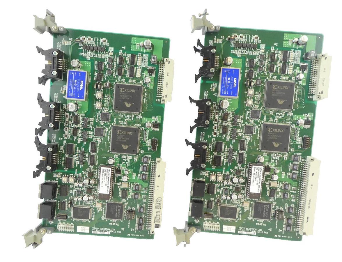 Used TEL Tokyo Electron 3895-120355-14 F-MASTER_2 PCB Card 3880-200040-14 Lot of 2