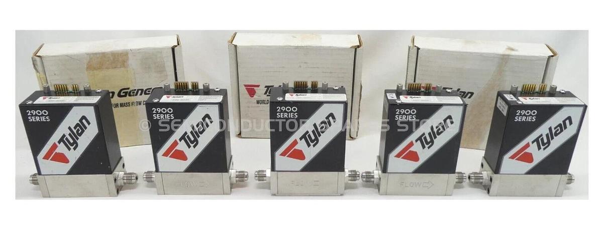 Tylan Mass Flow Controller MFC 2900 2950 Series Reseller Lot of 8 Working