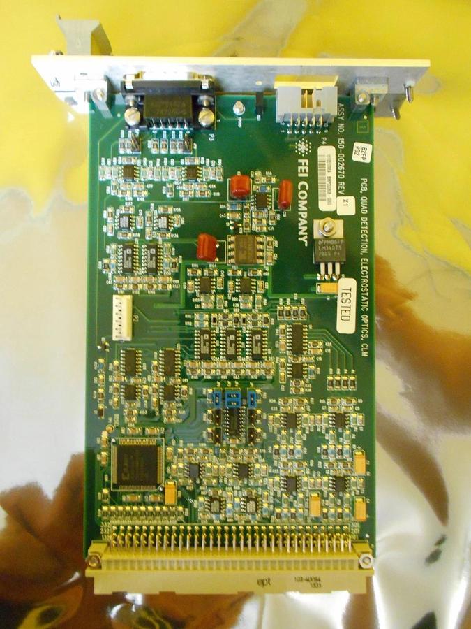Used FEI Company 150-002670 CLM Optics Quad Detection PCB Card CLM-3D SEM EDCU Used