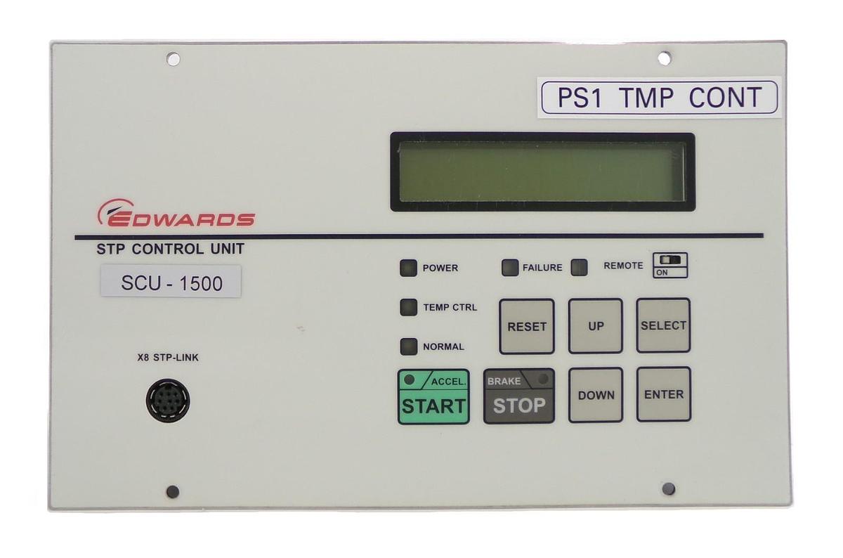 Used SCU-1500 Edwards PT59-ZS-Z00 Turbomolecular Pump Controller TELIUS Working