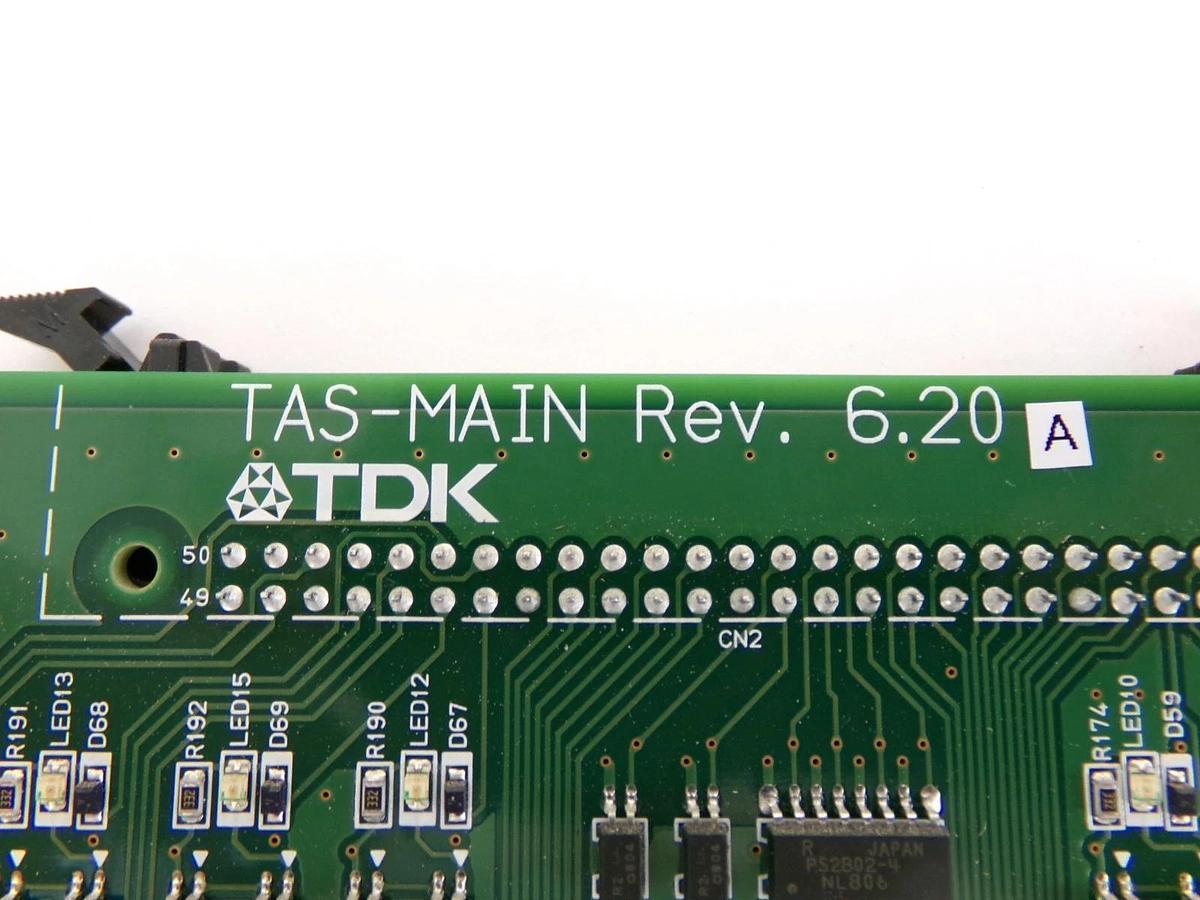 Used TDK TAS-MAIN Wafer FOUP Load Port Interface Board PCB 6.20 TAS-Ethernet Working