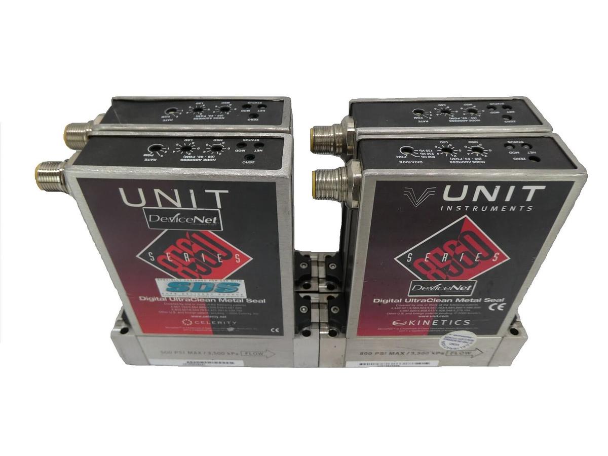 Used Celerity UFC-8565 UFC-8564 Mass Flow Controller MFC Reseller Lot of 4 Working