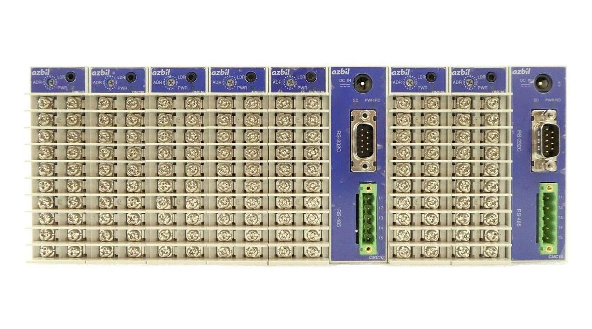 Used Azbil DMC10 Distributed Multi-channel Controller PLC CMC10L001A000 Working