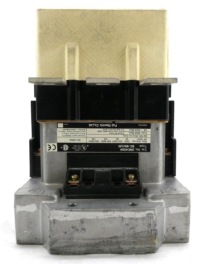 Used Fuji Electric SC-8N/UD Magnetic Contractor 2NC4QO# Reseller Lot of 2 Working