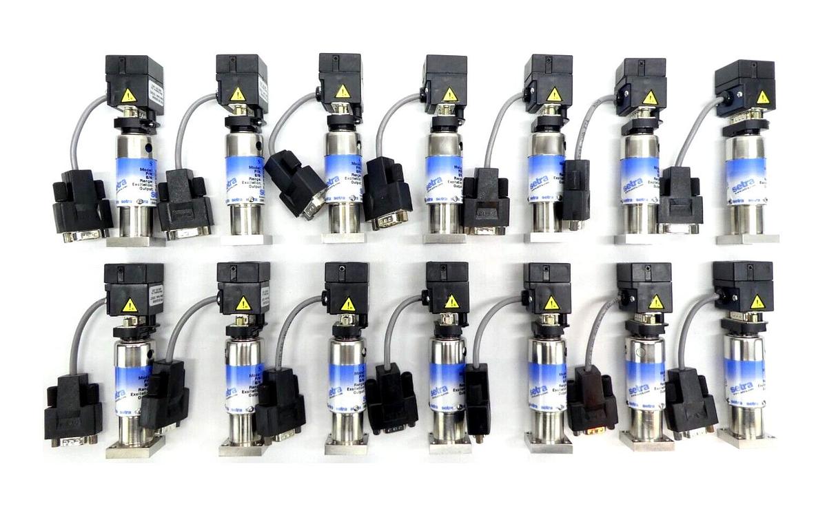 Used Setra 2271100PZE52CD1M Pressure Sensor with M327 LDM Reseller Lot of 14 Working