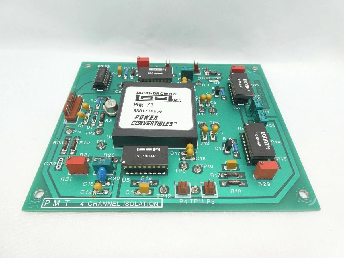 Used PMT Plasma Materials Technology AW-093 4 Channel Isolation PCB Rev. B Working