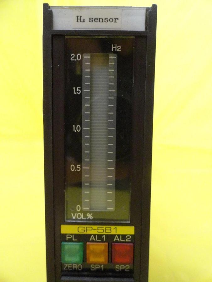 Used Riken Keiki RKP-62069 Indicator Alarm H2 Sensor GP-581 Lot of 2 Used Working