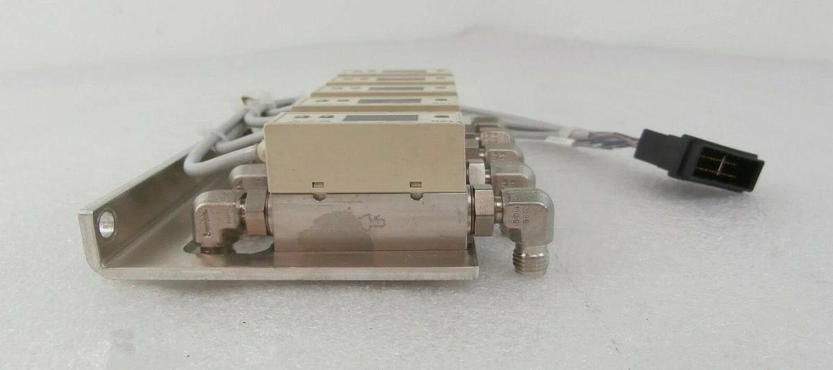 Used Nikon 5-Port Pressure Sensor Manifold CKD FSM-N-050-6A NSR-S205C Working Surplus