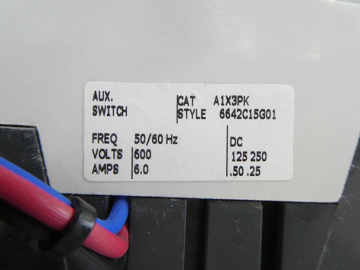 Used Eaton KD3400F 3 Pole Industrial Circuit Breaker Assembly KD 35k Working Surplus