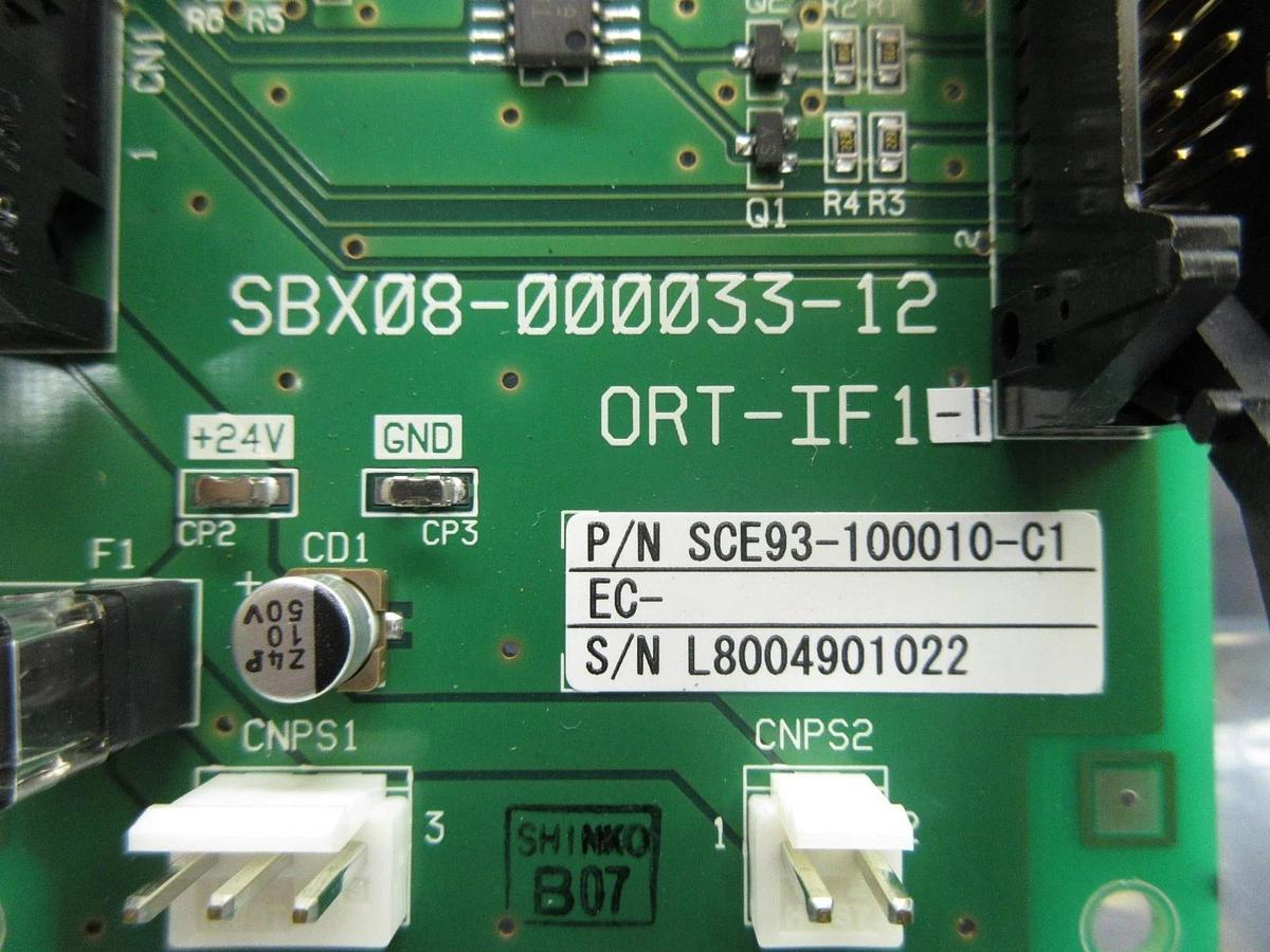 Used Shinko Electric SCE93-100010-C1 Interface Board PCB SBX08-000033-12 Used Working