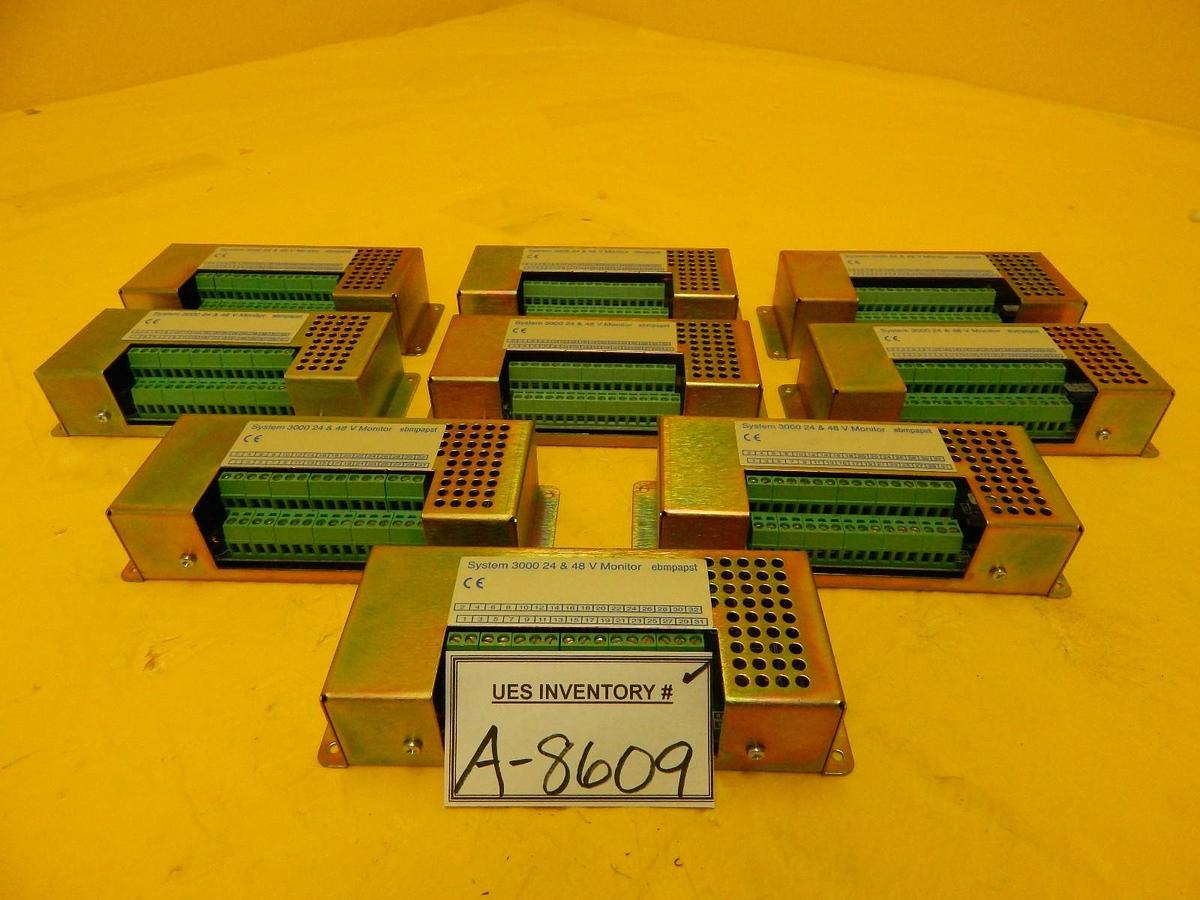 Used EBM Papst 505-3004 System 3000 24 & 48V Fan Monitor PCB Reseller Lot of 9 Used