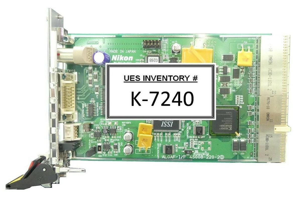 Used Nikon 4S008-220-2Ⓓ PCB Card ALGAF-I/F NSR FX-601F FPD Lithography System Working
