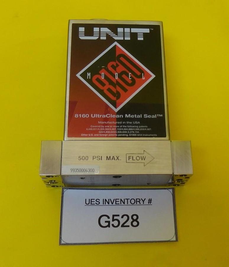 Used Unit Instruments 8160-102101 Mass Flow Controller MFC 50 SCCM SF6 UFC-8160 Used