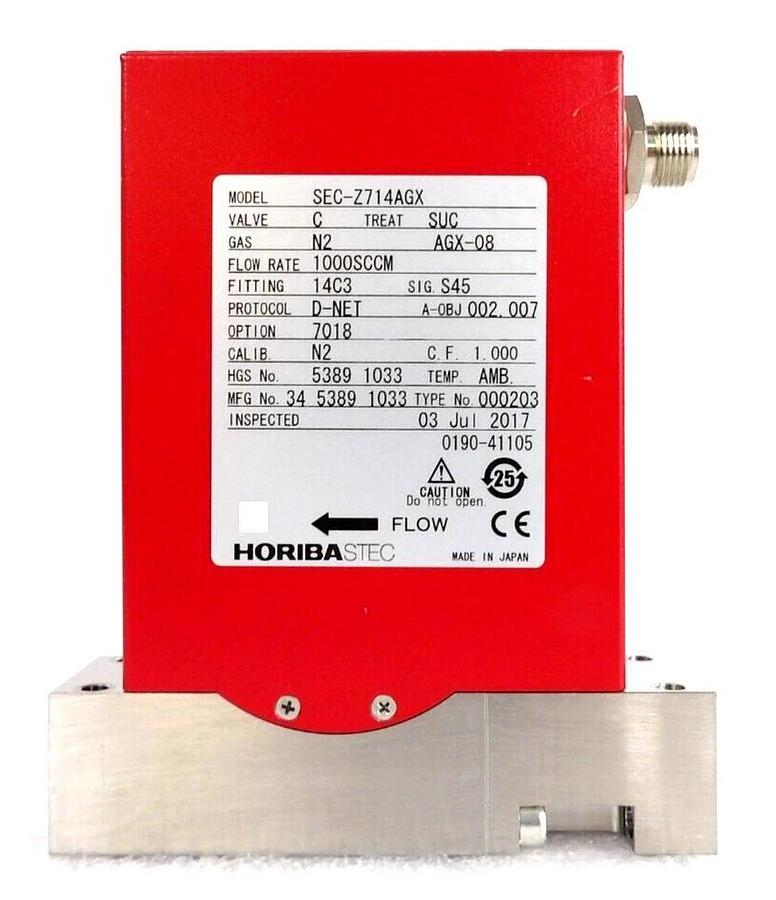 Used Horiba STEC SEC-2714AGX Mass Flow Controller MFC Z700 Lot of 5 Working Surplus