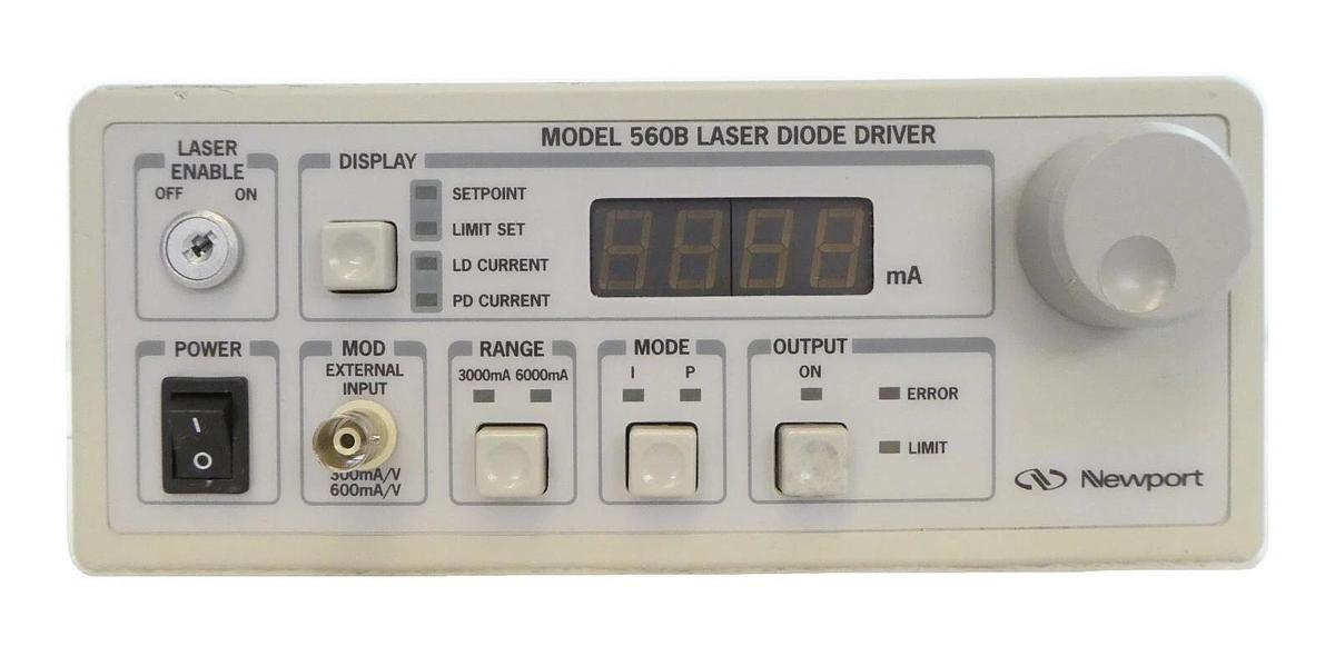 Used Newport Model 560B Laser Diode Driver No Key Working Surplus