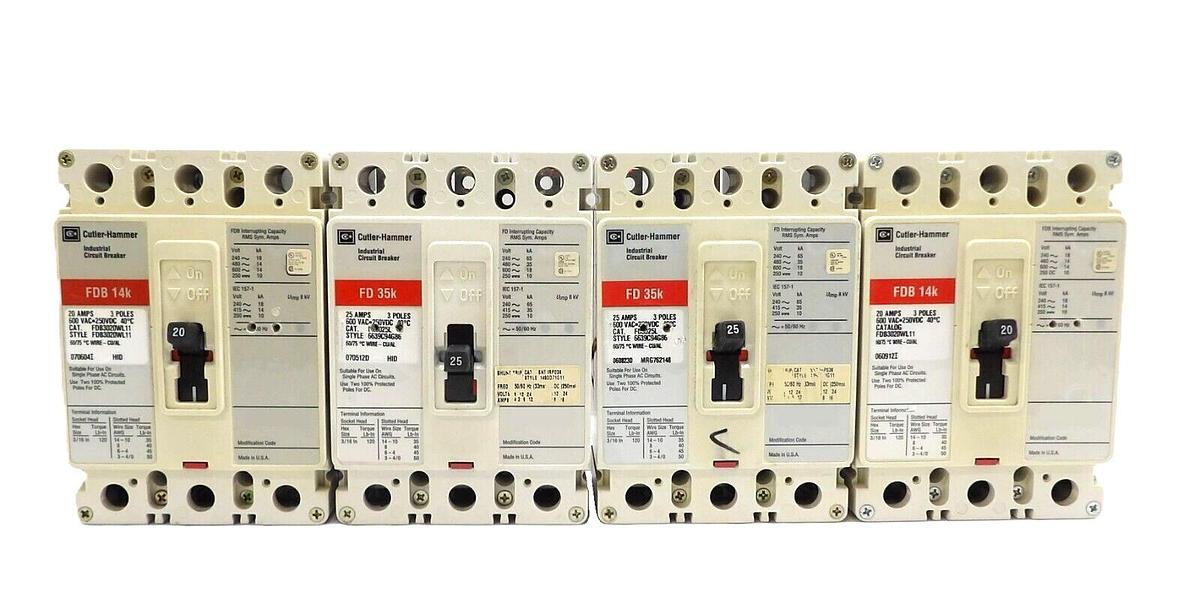 Used Cutler-Hammer FDB3020WL11 Circuit Breaker