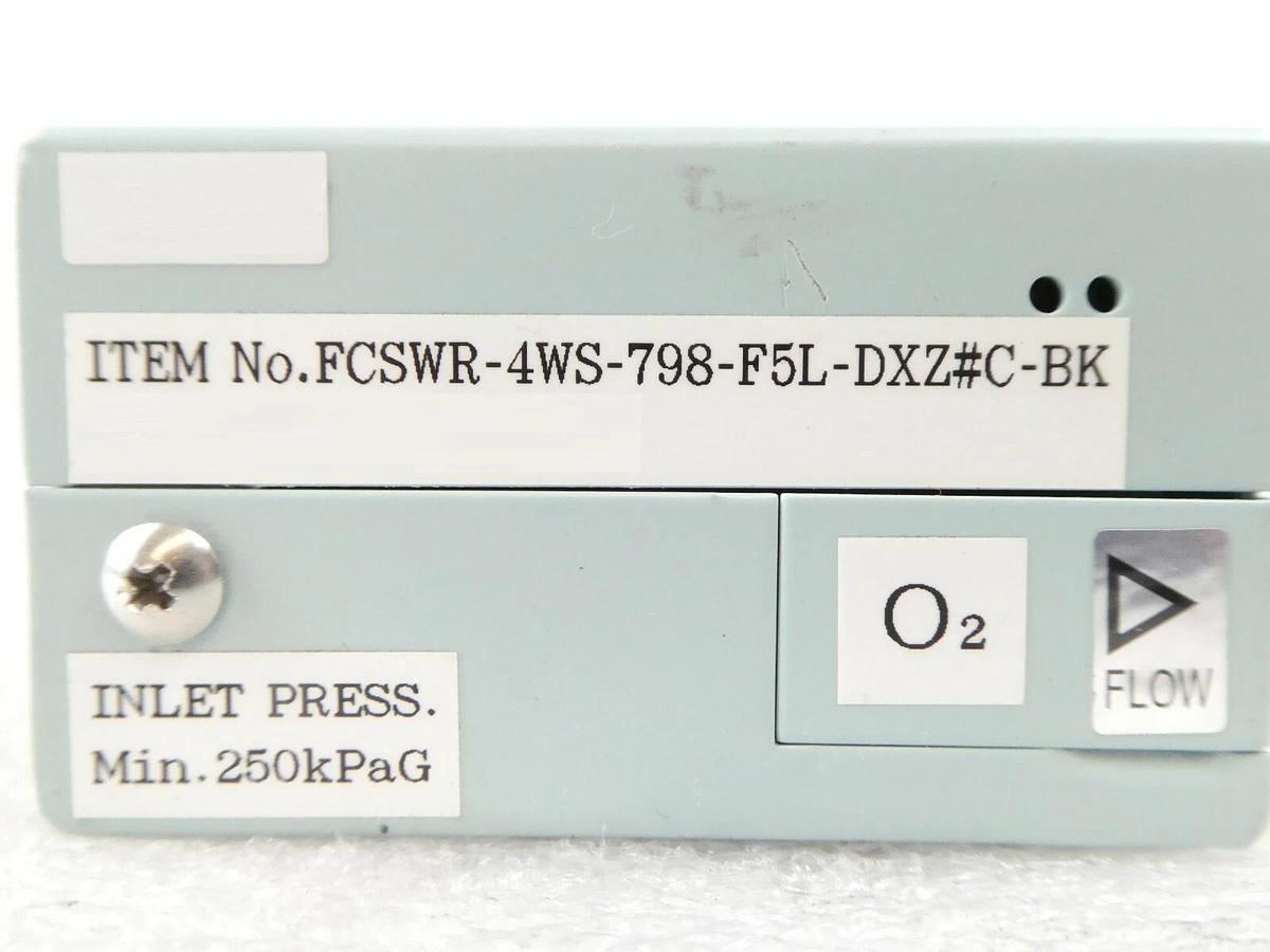 Used Fujikin FCSWR-4WS-798-F5L-DXZ#C-BK Flow Control System FCS-WR O2 TEL Trias Spare