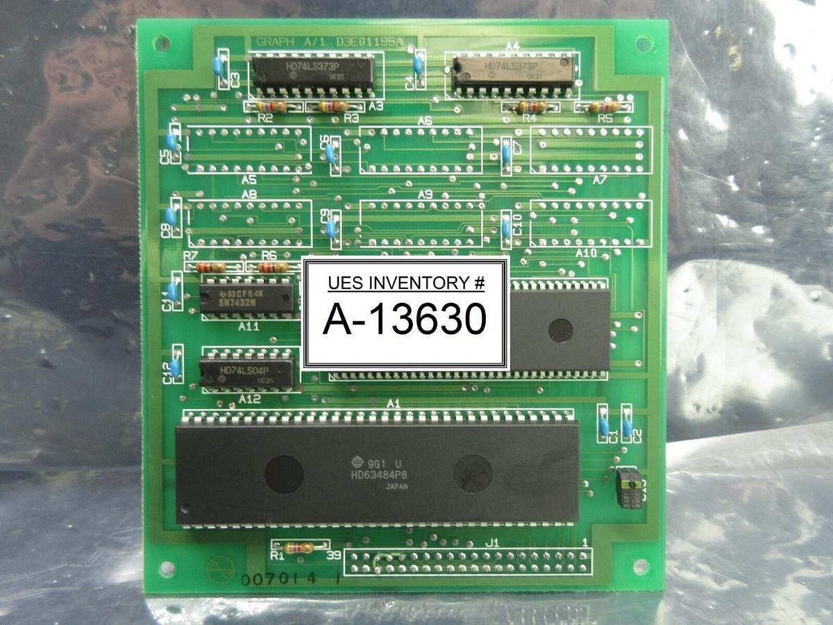 Used Kokusai Electric D3E01195A Processor Board PCB GRAPH Used Working