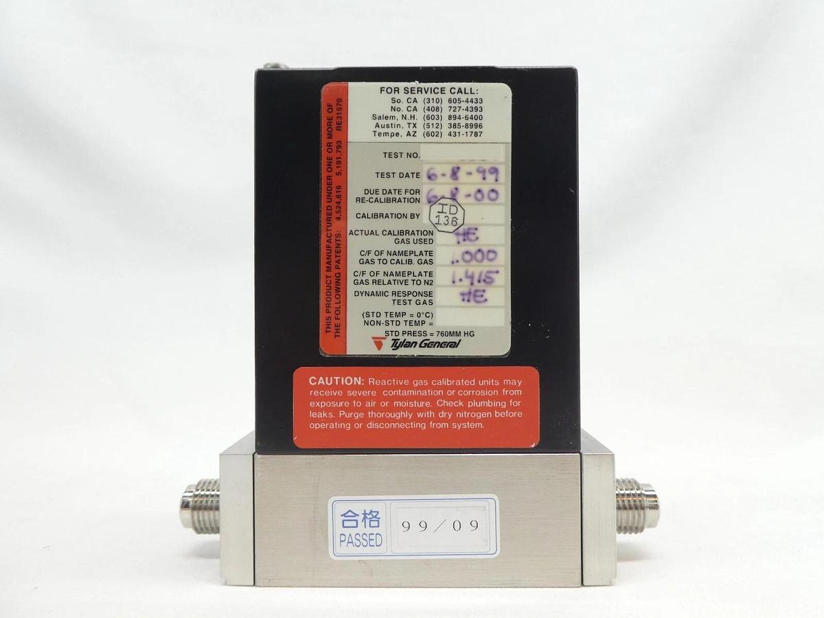 Used Tylan FC-2900M Mass Flow Controller MFC 20 SCCM He Reseller Lot of 7 Working