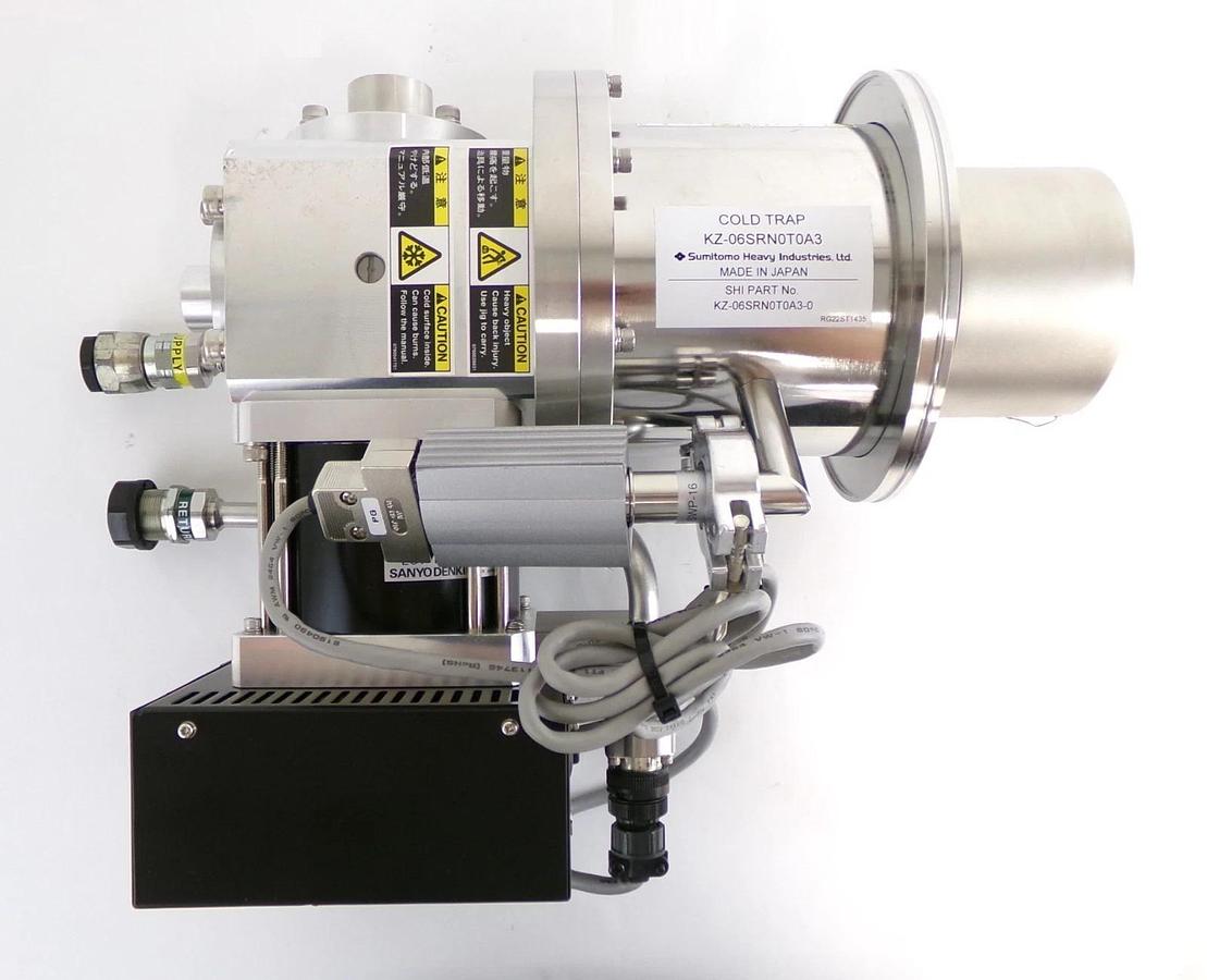 Used Sumitomo KZ-06SRN0T0A3 Cryopump System Cold Trap SICERA KZ Cu Working Surplus