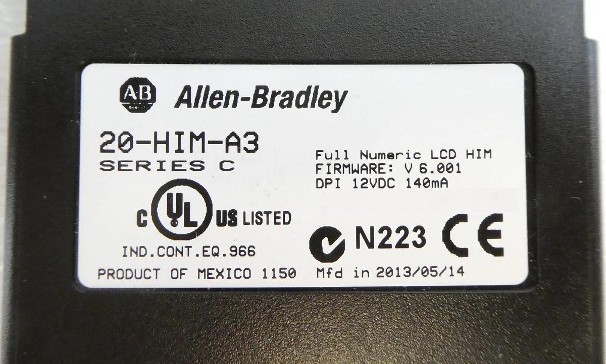 Used AB Allen-Bradley 20AB9P6A0AYNANC0 AC Drive PowerFlex 70 AMAT 0190-43109 Surplus