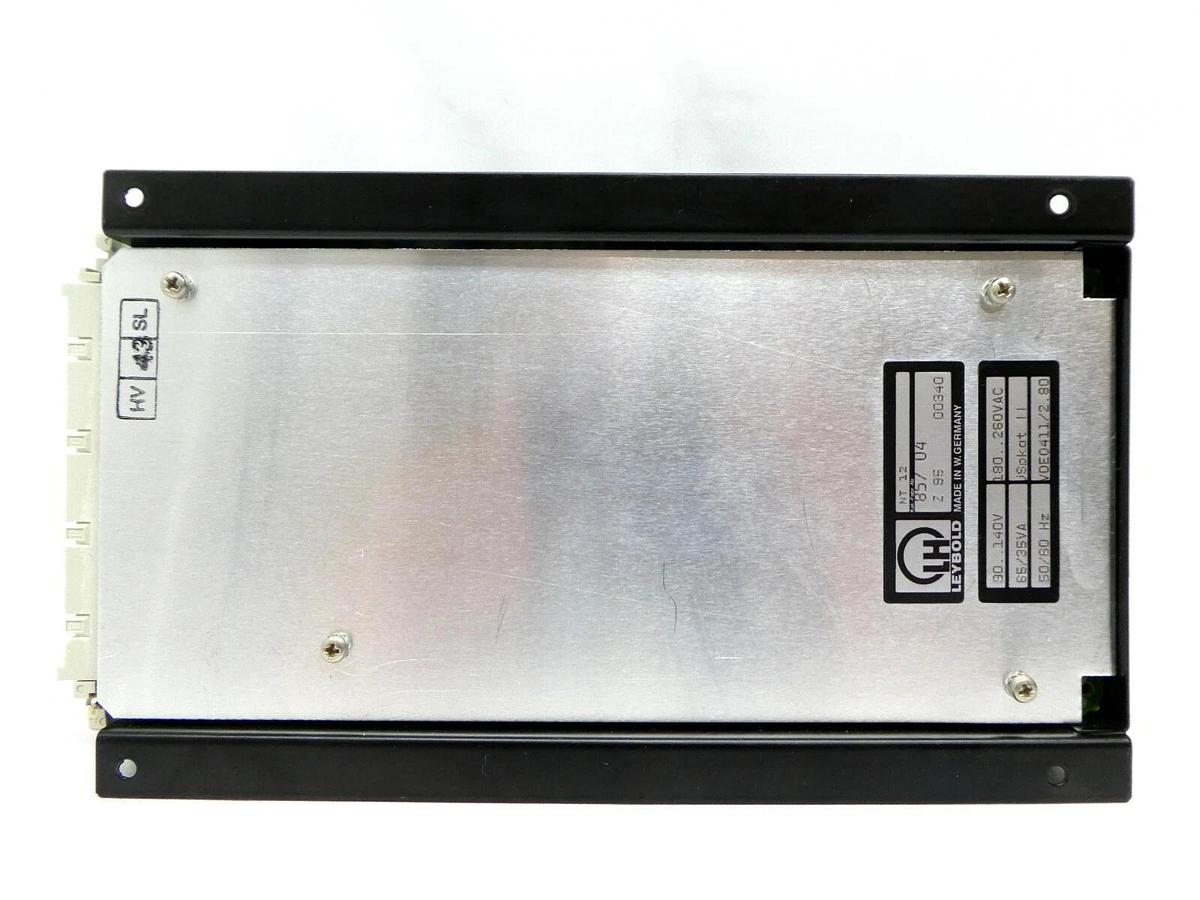 Used TURBOTRONIK NT12 Leybold 85704 Electronic Frequency Converter Turbo Working