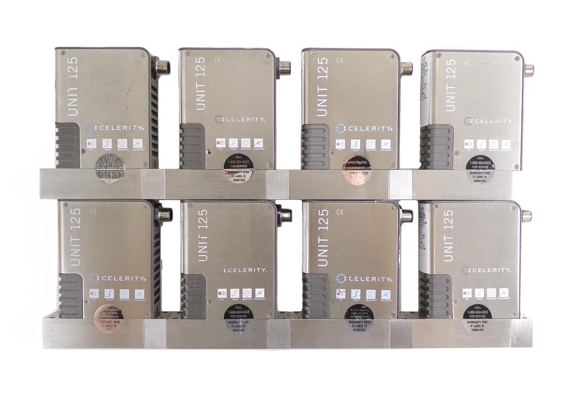 Used Celerity IFC-125C Mass Flow Controller MFC UNIT 125 Reseller Lot of 8 Working