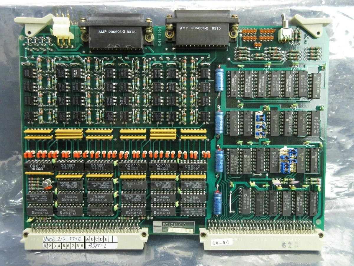 Used Philips PC1711/10 Processor PCB Card ASML 9406.217.1110 PAS 5000/2500 Used