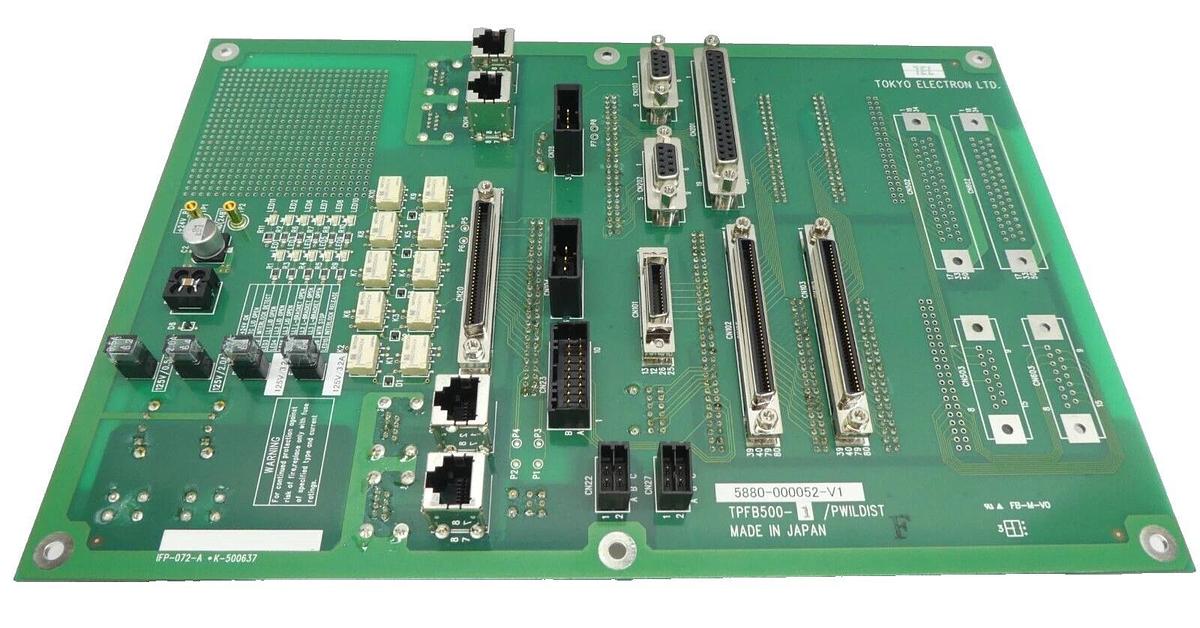 TEL Tokyo Electron 5880-000052-V1 Distribution PCB TPFB500-1/PWILDIST New Spare
