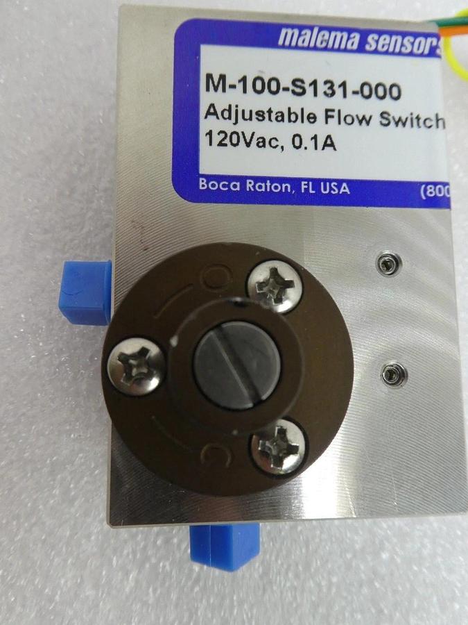 Used Melama M-100-S131-000 Adjustable Flow Switch Reseller Lot of 2 New