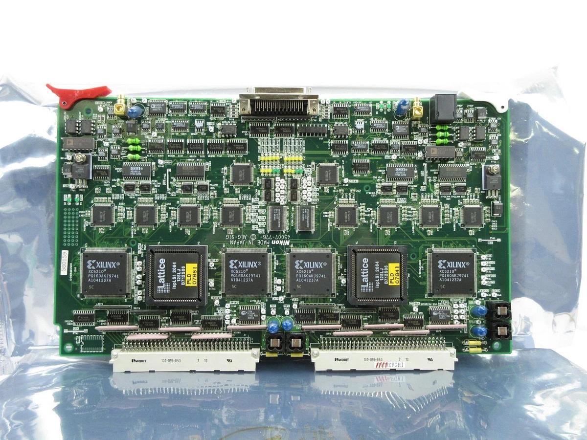 Used Nikon 4S007-776-D Interface Board PCB ALG-SIG NSR-S204B Step-and-Repeat Used