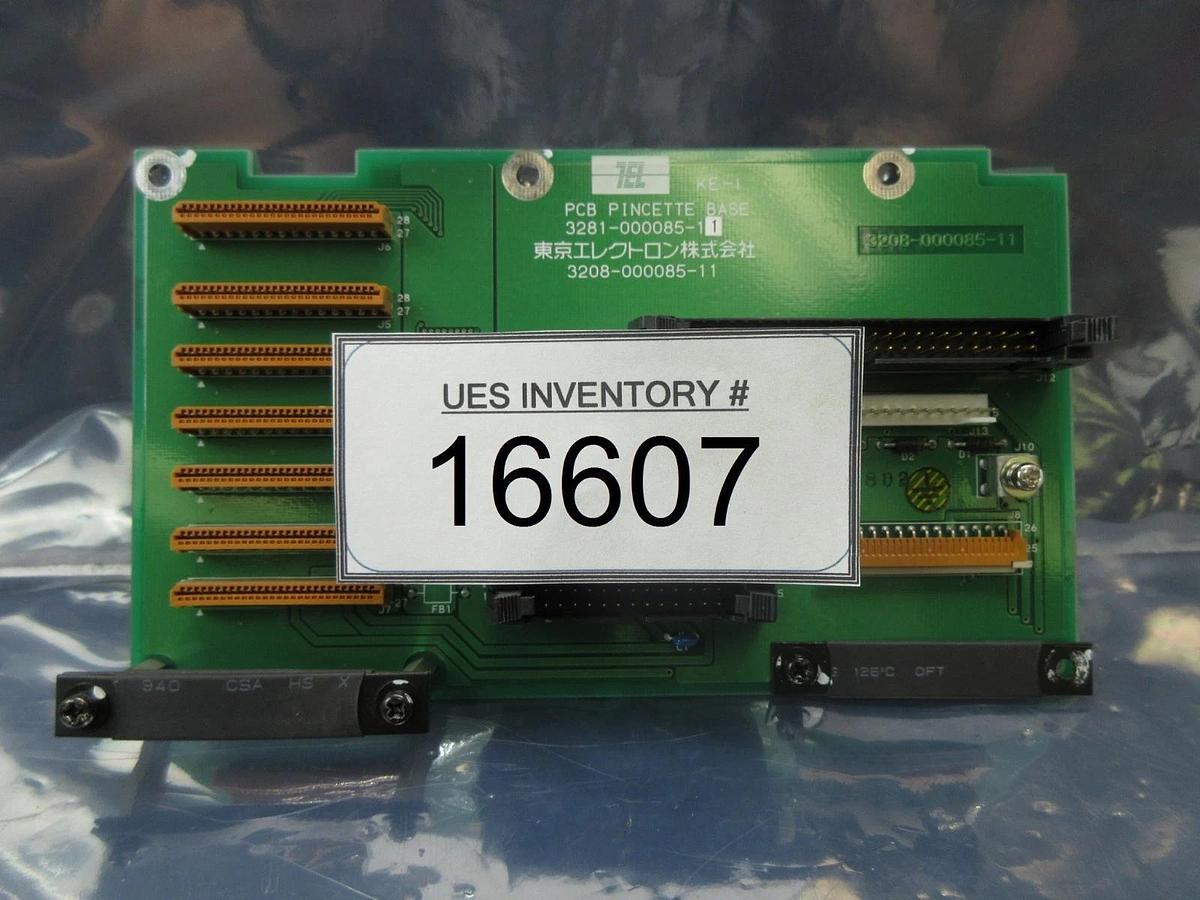 Used TEL Tokyo Electron 3281-000085-11 Pincette Base PCB 3208-000085-11 P-8 Used