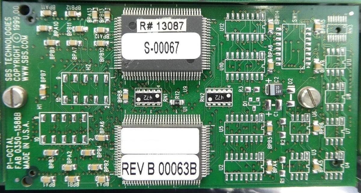 Used SBS Technologies MC-303 CARRIER PCB Card 0330-1686A P2-VIDEO P1-OCTAL Working
