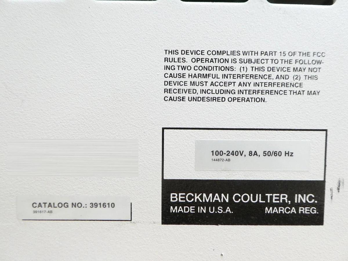Used Beckman Coulter 391610 ProteomeLab PA 800 System Enhanced Untested Spare