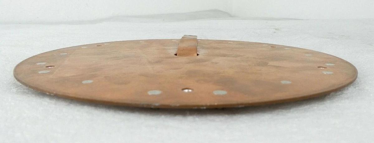 Used Novellus Systems 15-01023-00 200mm Copper RF Distribution Plate Set of 3 Working