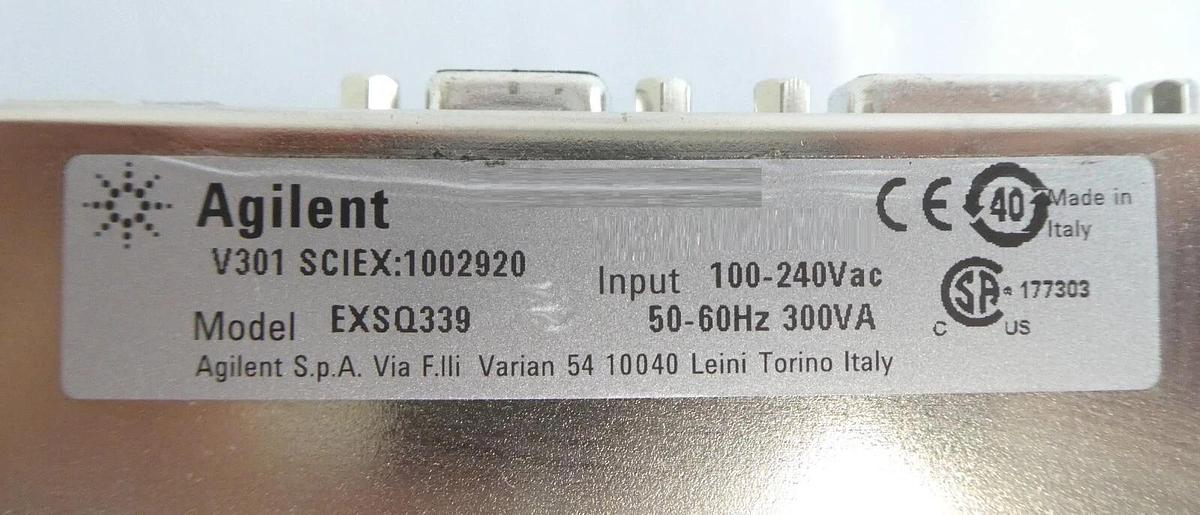 Used V301 Navigator Varian EXSQ339 Turbo Pump Controller Working Surplus