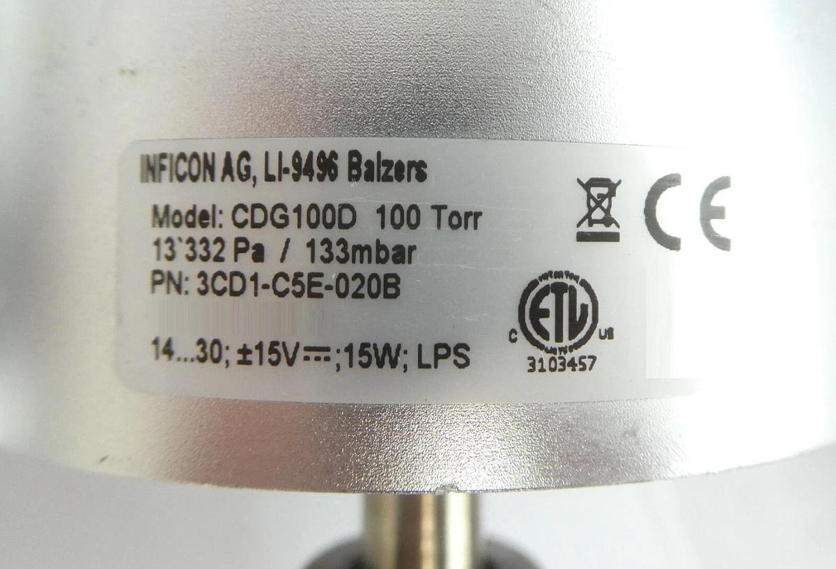 Used Inficon CDG100D Baratron Transducer CDG100D Reseller Lot of 14 Working Surplus